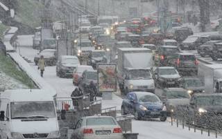 В Киеве пересчитали суточное количество автомобилей