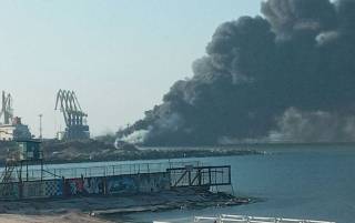 ВСУ уничтожили в Бердянске большой десантный корабль «Орск»