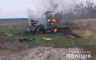 На Черниговщине тракторист подорвался на противотанковой мине