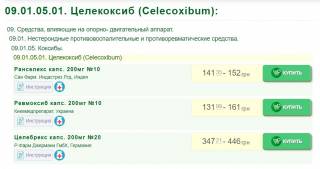 Полезная информация про лекарственный препарат от остеоартрита Celecoxibum и его особенности