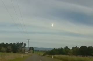 Опубликовано видео эпичного пролета метеорита над Новой Зеландией