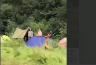 Голыми из палаток выбегали отдыхающие на Закарпатье при виде военных с повестками