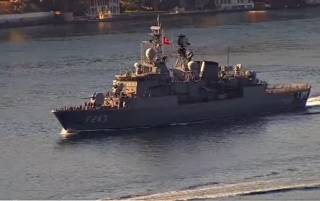 В Черное море вошли турецкие боевые корабли