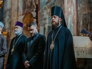 Епископ УПЦ принял участие в мероприятии в День Украинской Государственности