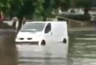 Появилось видео наводнения в Луцке