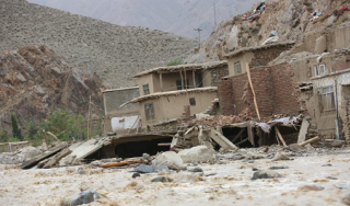 Появилось видео смертельного наводнения в Афганистане
