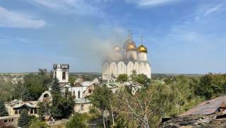 В Донецкой области под обстрел попал Николо-Васильевский Успенский монастырь