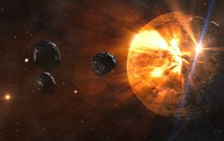 К Земле стремительно приближается сверхзвуковой астероид