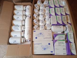Православный благотворительный фонд отправил 150 кг лекарств в города Украины