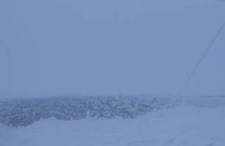 Появилось видео эпичного снегопада в Карпатах