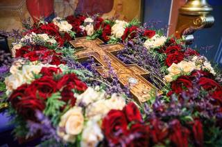 В Киево-Печерской лавре УПЦ в день праздника Воздвижения Креста Господнего состоится 7 литургий