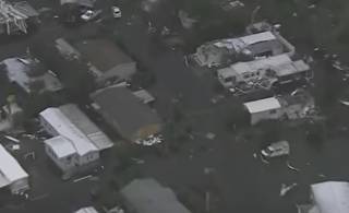 Появилось видео последствий смертельного урагана во Флориде