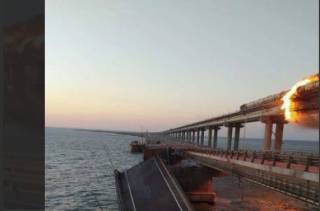 Взорван Крымский мост. Есть информация, что за этим стоит СБУ