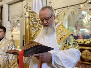 На Закарпатье освятили новый престол в храме УПЦ