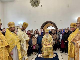 На Закарпатье освятили новый Николаевский храм УПЦ