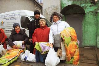 Киевская епархия УПЦ доставила гуманитарную помощь Херсону