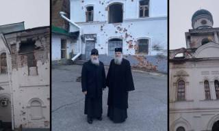 Запорожский митрополит УПЦ передал Святогорской лавре 200 тыс грн