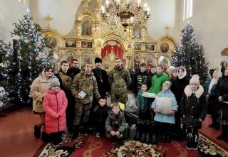 На Волыни дети-прихожане храма УПЦ собрали средства для помощи защитникам Украины