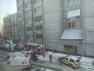 В Киеве прогремел взрыв на территории бывшего завода