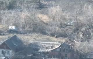 Опубликовано видео уничтожения российских солдат украинскими минометчиками