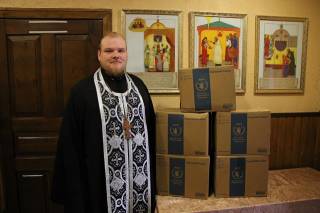 Православные волонтеры передали 1,5 тонны помощи в Донецкую область