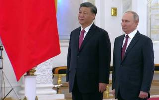 Си Цзиньпин снова прибыл в Кремль на переговоры с Путиным