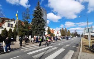 Украинец в Кракове поджег себя возле здания консульства