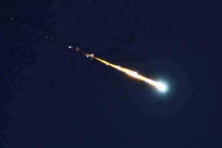 Метеорит над Киевом: Госкосмос Украины подтверждает версию падения космического тела