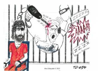 Опубликованы жуткие рисунки пыток заключенных в тюрьмах ЦРУ