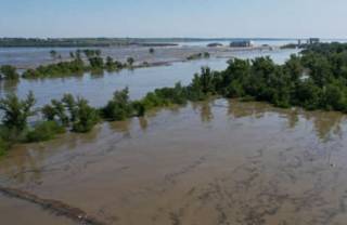 В Никополе возникли проблемы с замером уровня воды