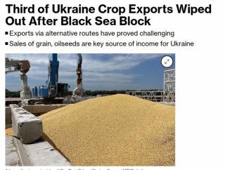 Экспорт украинского урожая упал на треть. Это знаменует значительный спад для экономики