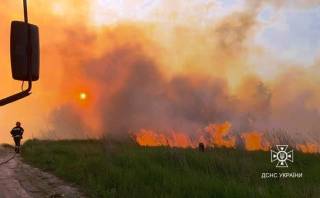 В Черниговской области пожилой мужчина погиб из-за горящей травы