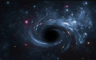 Ученые получили доказательства вращения черной дыры