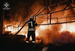 Ночью эпично горело популярное у киевлян место отдыха: спасатели показали видео с места ЧП