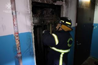 В Харькове мужчина сгорел заживо в лифте