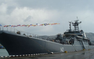 У Криму підірвано російський корабель, який перевозив іранські «мопеди»