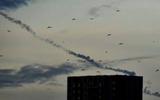 Над Киевом сбили более 30 воздушных целей, — КМВА