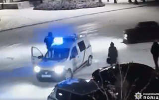 На Киевщине пьяный водитель наехал на полицейского