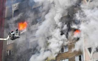 В результате ракетного удара по Киеву погибли четыре человека. Более 30 людей ранены