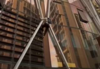 Появилось видео, как француз взобрался на гигантский небоскреб в Австралии
