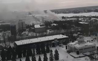 В Казани внезапно загорелись казармы в танковом училище