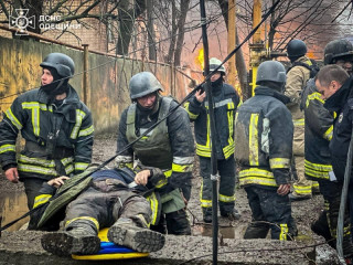 Внаслідок ракетного удару по Одесі травмовано 20 людей, п'ятеро з них — рятувальники. Ще один загинув