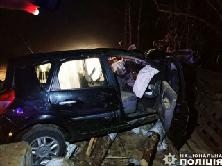 Смертельна ДТП у Чернігівській області: автомобіль врізався у блокпост