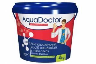 Чистота бассейна с хлорными таблетками AquaDoctor