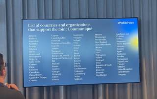 Коммюнике Саммита мира поддержали 80 стран