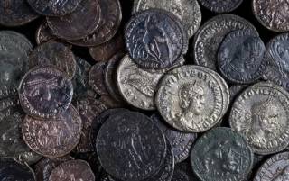 Археологи раскопали монеты времен Римской империи