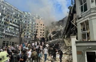 МВД уточнило число жертв и пострадавших в результате ракетной атаки по Украине