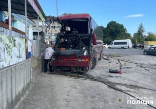 В Хмельницкой области разбился автобус с детьми