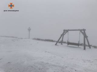 В Карпатах выпал… майский снег