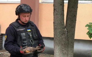 На території дитячого садка у Києві виявили міну часів Другої світової війни